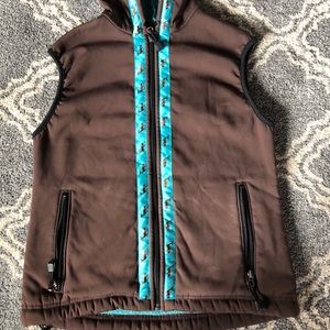 Copper River Fleece hooded vest